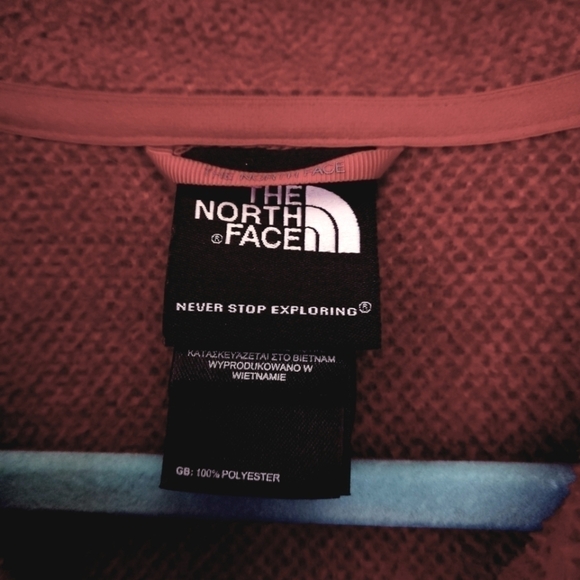 THE NORTH FACE 1/4 Zip Waffle Weave Pullover Maroon / Dark Red Men's L - Picture 6 of 7